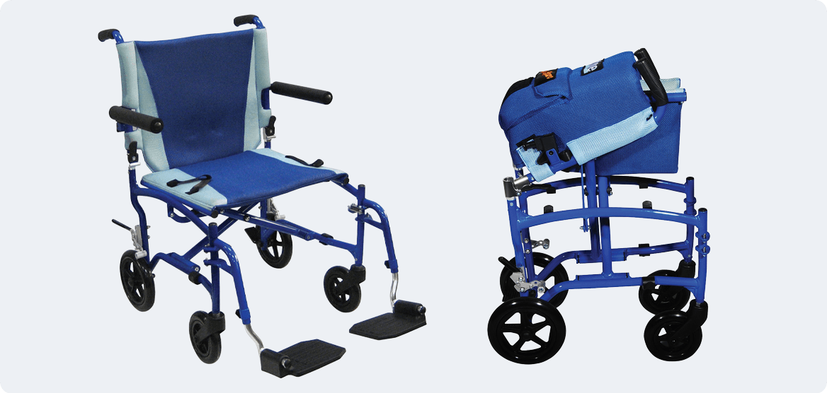 transport aluminium transport wheelchair